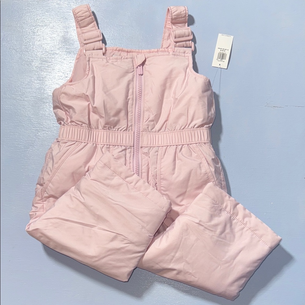 Pink Kids Snow Bib